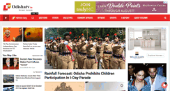 Desktop Screenshot of odishatv.in